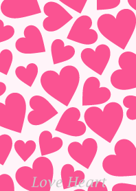 Love Heart -Vivid pink-