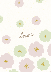 2 colors round flowers26 from Japan