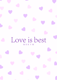 Love is best PURPLE PINK -MEKYM- 26