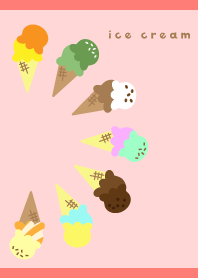 Summer ice cream04on red