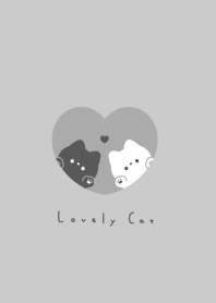 ねことハート / グレーブラック