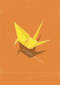 origami-orizuru [幸運の黄色い鶴]