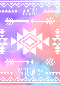 Native pattern04-Tie dye -