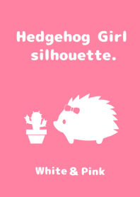Hedgehog Girl silhouette.