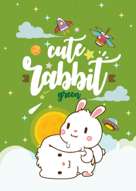 Rabbit Lovely Galaxy Green