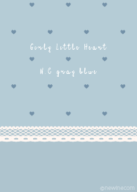Girly Little Heart N.C gray blue
