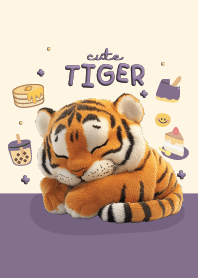 Tiger cute : purple
