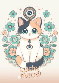 Somehoww : LUCKY NEKO & EVIL EYE(Orange)