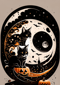 halloween cat fdEa8B