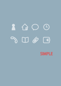 Adult simple beige blue g