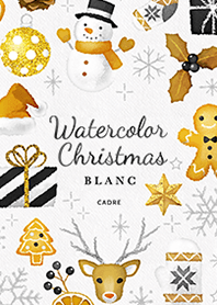 Watercolor Christmas - BLANC（再販）