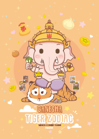 Ganesha & Tiger Zodiac + Wealth
