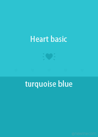 Heart basic ターコイズ ブルー