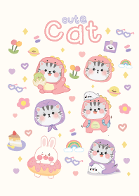 cat minimal love : i love cat :)