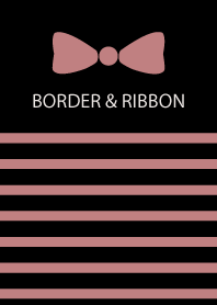 BORDER & RIBBON -Pink Ribbon 21-