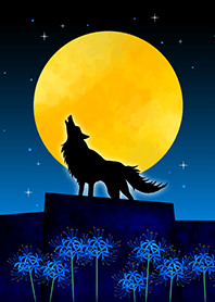 spider lily and wolf blue