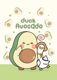 Avocado & Duck Cute