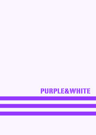 Simple Purple & White No.8