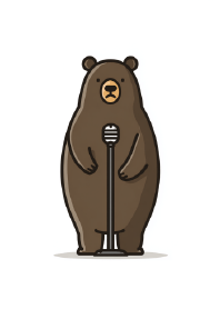 The Quiet Singer Bear