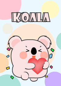 Love Chubby Black Pink Koala Theme