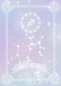 Sagittarius:Watercolor starry sky WV
