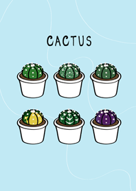 แคคตัสน่ารัก!(น้ำสีฟ้า)