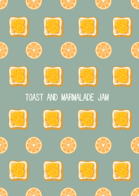 TOAST AND MARMALADE JAM/DUSTY GREEN