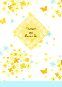 -Flower and Butterfly-