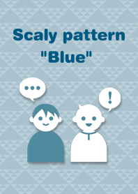 Scaly pattern "Blue"