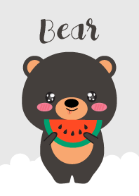 Simple Cute Black Bear V.2