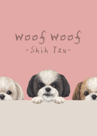 Woof Woof - Shih Tzu - PINK LEMONADE