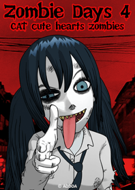 Zombie Days 4 CAT cute hearts zombies