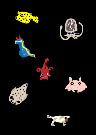 Strange group at sea02 on black