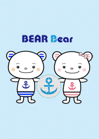 クマさんとクマさんのマリンスタイル