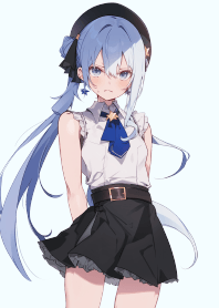 她一臉嫌棄的瞪著你 12