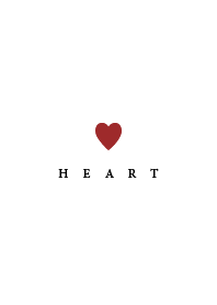 - Red heart -