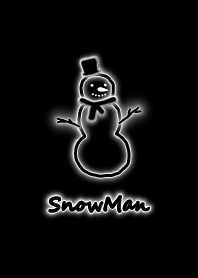 Neon Snowman:black WV