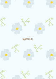 Small floral pattern natural27