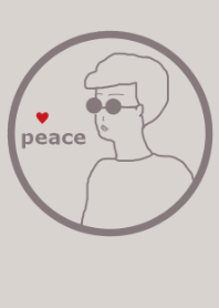 PEACE BOY 13/dusty gray