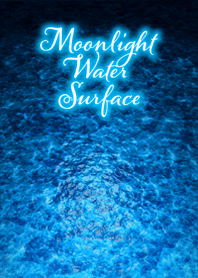 Moonlight water surface