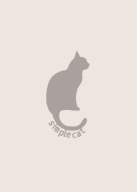 simple cat beige