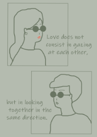 Sunglasses Boy and Girl /kusumi green