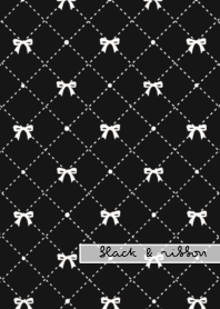 black & ribbon