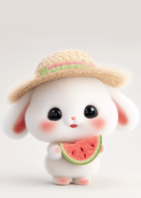 กระต่ายน้อย ตัวกลม น่ารัก_14