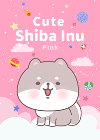 misty cat-White Shiba Inu Galaxy pink2