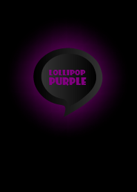 Lollipop Purple Button In Black V.4