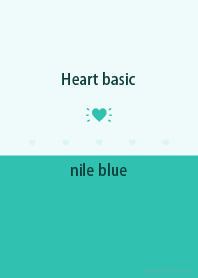 Heart basic nile blue