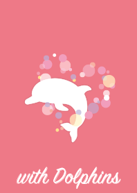 with Dolphins "coral"