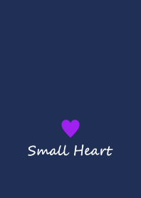 Small Heart *Navy Purple 19*