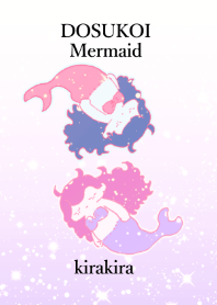 Dosukoi mermaid Glitter pink